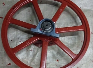Колесо ведомое к ЛП-80 SEN, ∅ 660 mm в сборе